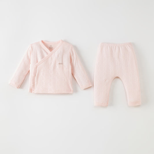 Newborn Pink Double-layered Flaps Set
