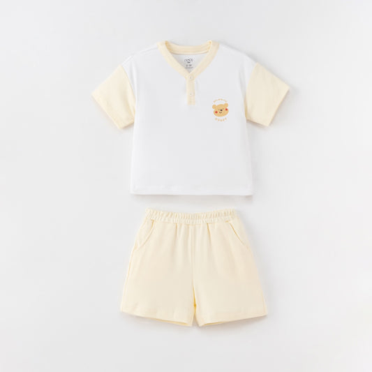 Cream Yellow Toddler Set